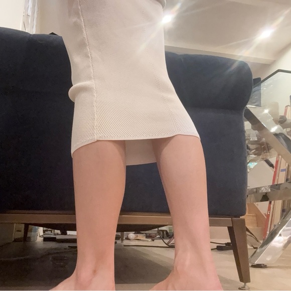 Meshki Cream Ribbed Knit Tank - Picture 7 of 10